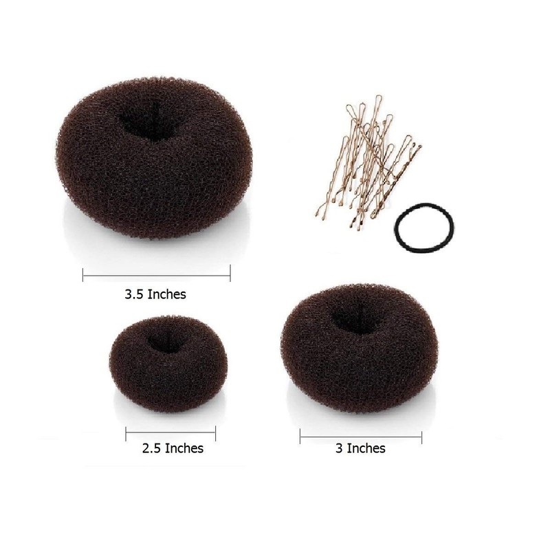 Beaute Galleria - Bundle 3 Pieces Chignon Hair Donuts Ring