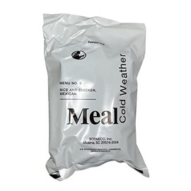 Cold Weather MRE Meal Ready to Eat USGI Menu #9 Rice and Chicken, Mexican