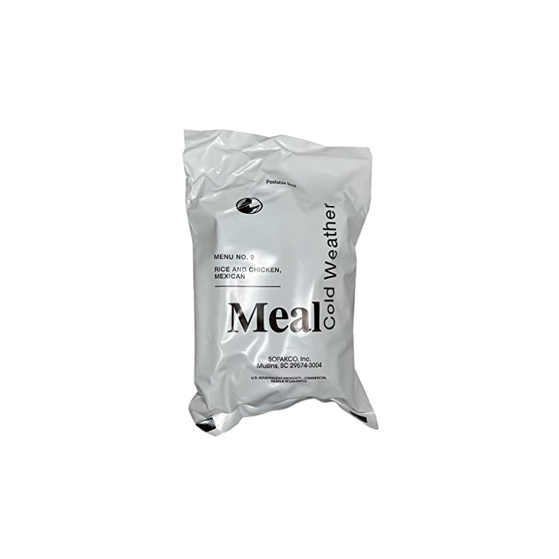 Cold Weather MRE Meal Ready to Eat USGI Menu #9