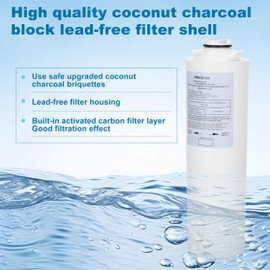 Water Filters, Replacement for Halsey Taylor Drinking Fountain Replacement Filter, Compatible with Water Sentry Filling Station, Replacement for 55898-C® Filter 3000 Gal No Chip