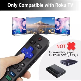 For Roku 2 pack Remote Control Replacement for All Roku TVs   (US SELLER).