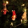 com-four® Christmas Hanging Figures, Gnomes, Various Tree Hanging Figures, Premium