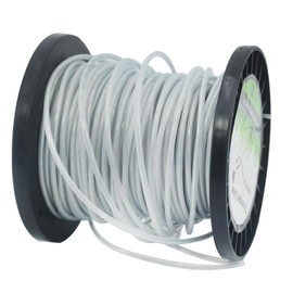 BGTOOL .120" Round Trimmer Line Universal Steel Wire Grass Trimmer Wire Rope Cord Line Heavy Duty Strimmer Brushcutter Trimmer Replacement Spool (2LB)