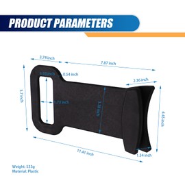 pinflaw 1 PC Car Tire Pressure Board, 5.7" / 145 mm x 11.4" / 290 mm Tire Changing Machine Auxiliary Tool, Labor-Saving and Simple to Operate Bead Pressing Clamp, Universal for Most Cars (Black)