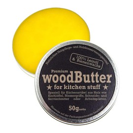 Ingo Lomp Cutting Board for Cooking - 50g Premium Wood Butter