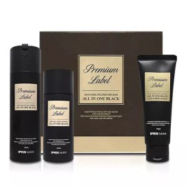 IPKN 입큰 맨 프리미엄 라벨 올인원 블랙 150ml+100ml Ip Kun Men Premium Label All in One Black 150ml+100ml