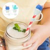 2Pcs Silicone Straw Covers, 0.3in Cactus Shape Straw Toppers Drinking