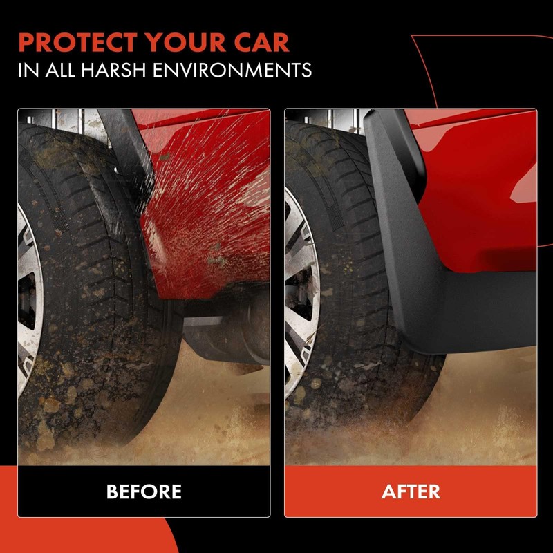 A-Premium Juego de 4 protectores contra salpicaduras compatibles con Elantra