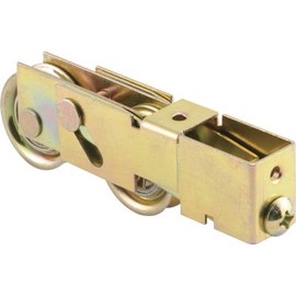 CRL Sliding Glass Door Roller with 1-1/4" Tandem Steel Wheels; 3/4" Wide Housing