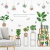 Wall Sticker Stylish Wall Spring Wallpaper Sticker Houseplant Flower 3D