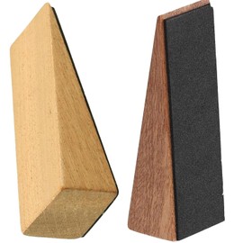2pcs Wooden Door Stop – Anti-Slip Door Wedge for Floor and Carpet, Heavy-Duty Doorstops for Home, Office, or School Use