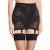 Rago Women's Extra Firm Shaping Open Bottom Fashion Girdle, Black,