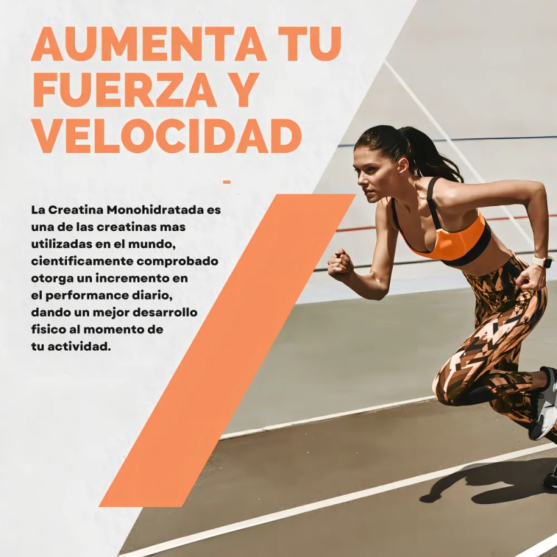 Myprotein Creatina Monohidratada Polvo Sin Sabor 500g 100 Porciones