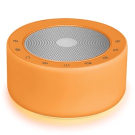 Nursery Lamp with Sound Machine, Mood Lighting, 7 Colors Night Light, 30 Soothing Sounds, White Noises for Baby, Adults. Timer, Plug in, Memory Function, Touch Control