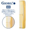 Giorgio G33 FineTooth and WideTooth Pocket Comb - Multifunctional Hair