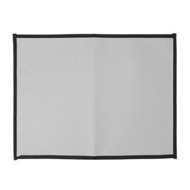 Fireproof Grill Pad Fiberglass Cloth Heat Resistant Foldable Square Fire Pit Mat for Patios Yards Gray S 46x35cm/18.11x13.78in