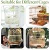 2Pcs Bird Cage Cover,Bird Cage Skirt Net Cloth Cage Net