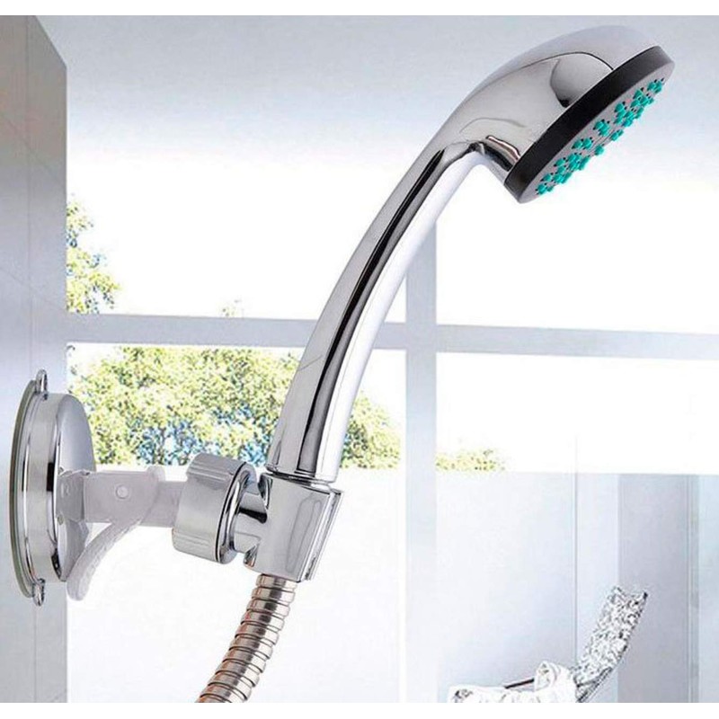 Heizi Shower Head Holder Angle Adjustable Shower Hooks Set of