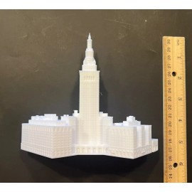 Cleveland Terminal Tower 3D souvenir miniature replica building
