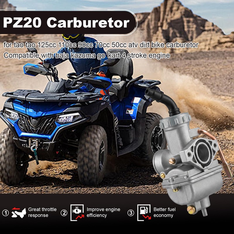 pz20 110cc Carburetor For Tao Tao ATV 110cc 125cc Go