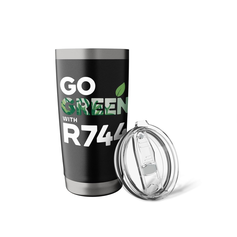 Green with R744 Refrigeration Tech Stainless Steel Insulated Tumbler