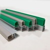 Hand Protector Collection for Tempered Glass Doors / Aluminum + Rubber A-100/1980mm/Grey 10ea