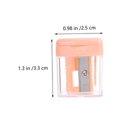 SAFIGLE 4Pcs Eyebrow Pencil Sharpener Durable Eye Makeup Tool Precision Sharpener for Eyeliner Lip Liner Brow Pencils Essential Cosmetic Accessory