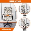 CRFATOP Stretch Computer Office Chair Cover with Durable Zipper Universal