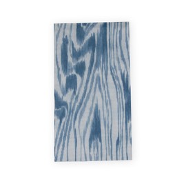 Woodgrain Stone Blue Guest Towel Napkins - 15 Per Package - 4 Units