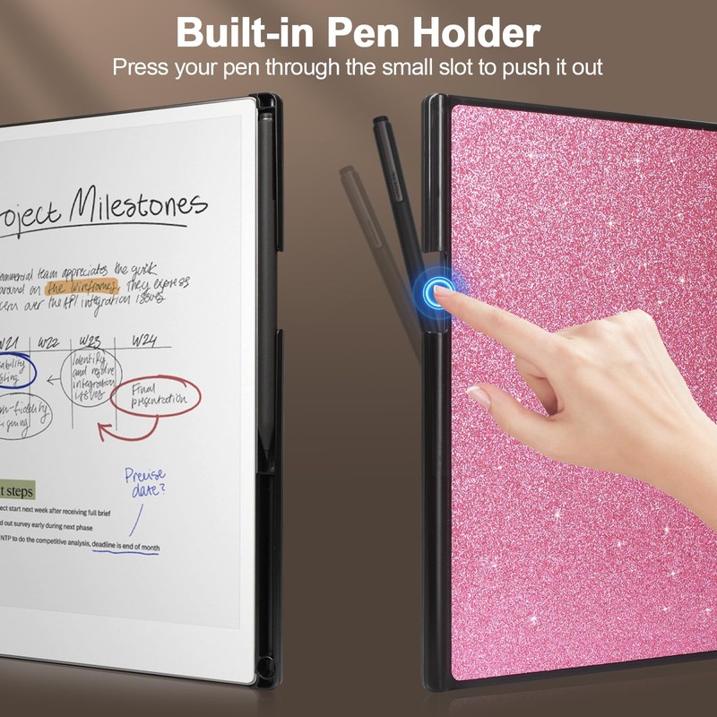 Caweet Stand Case for Remarkable Paper Pro 11.8 Inch 2024,
