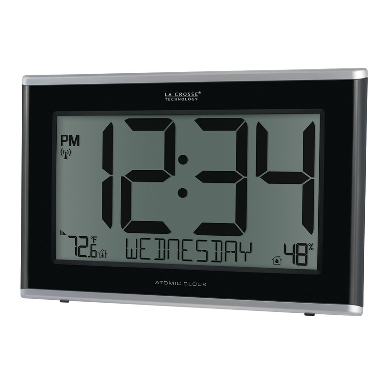 La Crosse Technology 513-05867-INT Extra-Large Atomic Digital Clock with Indoor