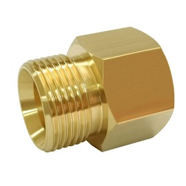 Joywayus Pressure Washer Coupler M22-14mm Female Thread to M22-15mm Male Fitting for High Pressure Water Gun Hose 4500PSI