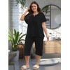 Heat Move Plus Size Pajamas Sets for Women 2 Piece