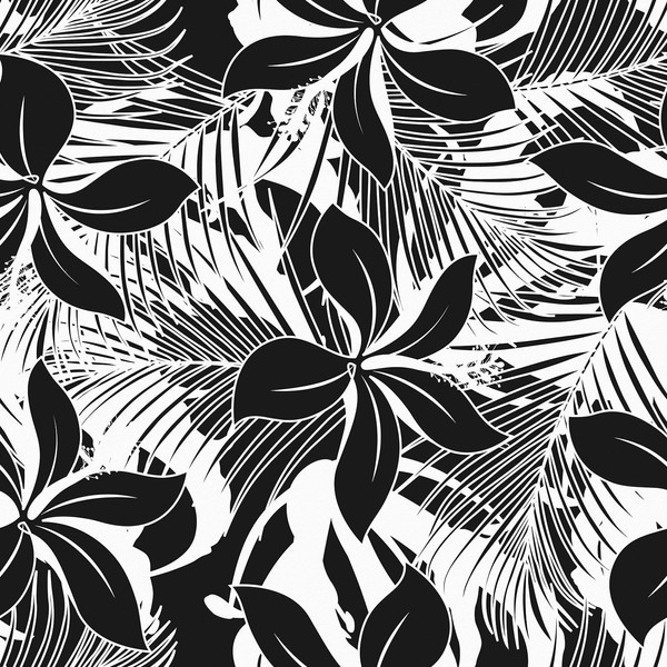 Yullpaper Yullpaper Black Floral Wallpaper Peel and Stick Black Wallpapers