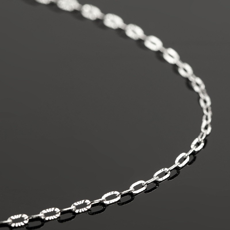 UMAOKANG 32.8 Feet Stainless Steel Jewelry Making Chains Embossed Cable