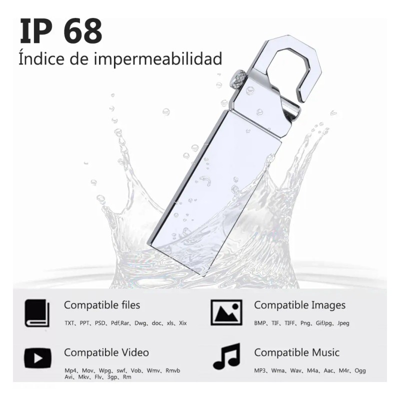 Unidad Flash 3.1 (2000 Gb) De Alta Velocidad Con Memoria