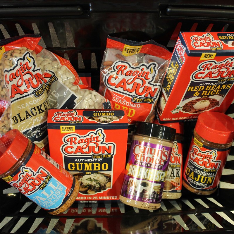 Ragin' Cajun Seasoned Blackeye Beans - 16 oz Pack, Fat-Free,