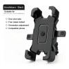 Soporte Para Celular Moto Bicicleta Savefree Fijación Segura Negro