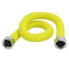 sourcingmap 0.5M Length 304 Stainless Steel Female Thread Flexible Gas