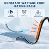 Electric Heat Tape and Gutter for Roof YeloDeer, Heat Trace