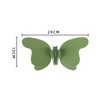 Hair Claw Clip Extra Large Round Comb Teeth Lightweight Butterfly