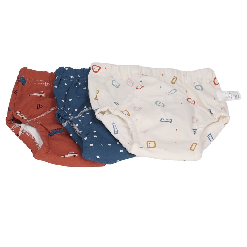 3pcs Baby Absorbent Training Pants Reusable Washable 6 Layers Gauze