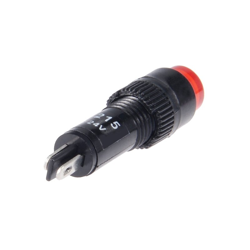 sourcing map Indicator Lights DC 24V, NXD-215 Red Neon Bulb,