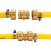 2 Pack 3/4 Inch Brass Garden Hose Adapter Male to