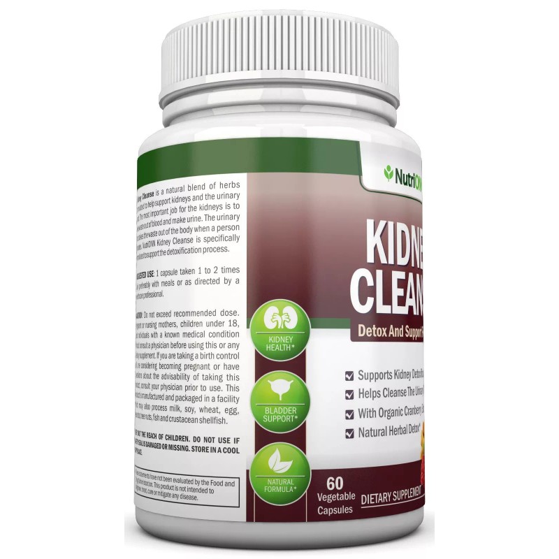 NutriONN KIDNEY CLEANSE - Detox and Support For Urinary Tract,