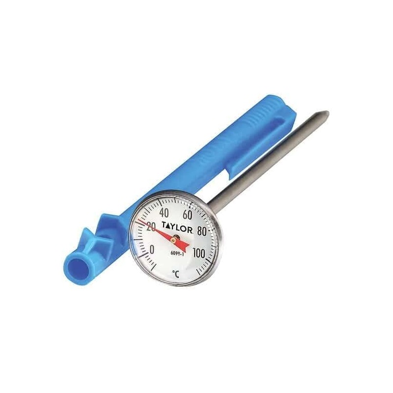 Taylor 6099N Instant Read -10 to 110C Pocket Bimetal Thermometer