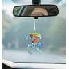 Cute Handmade String of Beads Plant Hanging for Car Accessories,