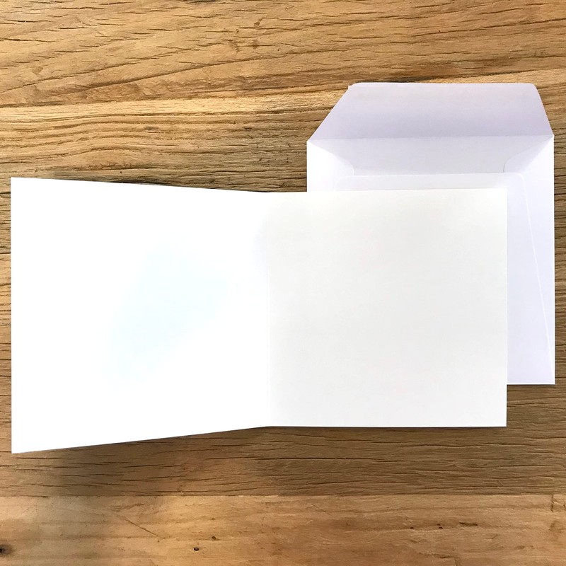 Goodbye and Good Luck Gold Square Card Gold Leave Good