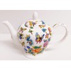 Magic Garden Teapot Fine Bone China Flowers & Butterflies Small