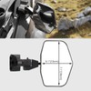 AUPOWER Adjustable Side Mirrors for Can Am Defender 2016-2025 Accessories,